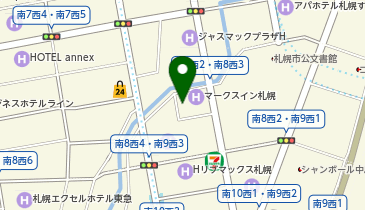 ホテルリリーフ札幌すすきのの地図画像