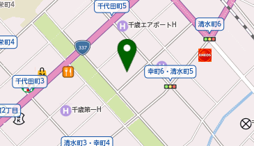 コンフォートホテル千歳の地図画像