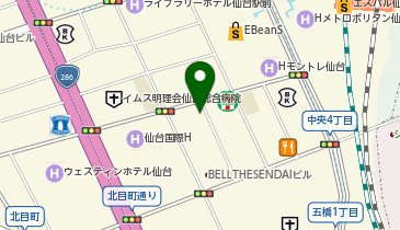 KOKOHOTEL仙台駅前Southの地図画像