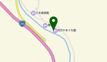 四万温泉 豊島屋の地図画像