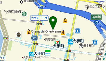 星のや東京の地図画像