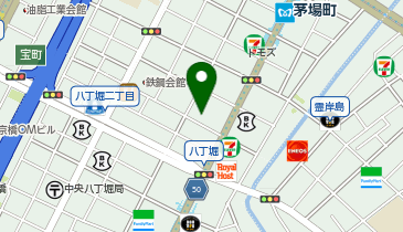 MIMARU東京 八丁堀の地図画像