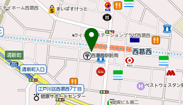 hotel MONday 東京西葛西の地図画像