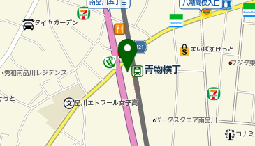 東横INN品川青物横丁駅の地図画像