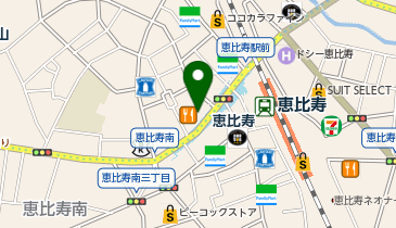 ホテルエクセレント恵比寿の地図画像