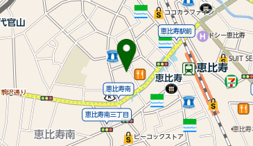 HOTEL恵比寿の地図画像