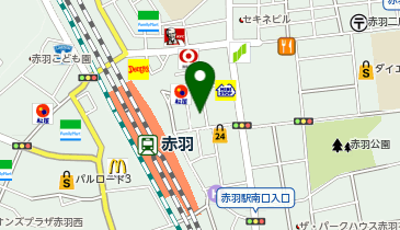 ホテルリブマックス赤羽駅前の地図画像