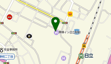 東横INN日立駅前の地図画像