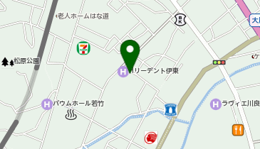 ホテルリーデント伊東の地図画像