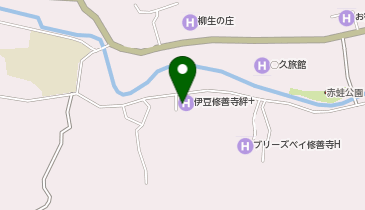 愛犬と楽しむ本格会席と源泉の湯 伊豆修善寺絆+の地図画像