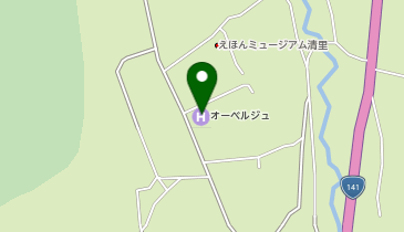 星と焚火のプレミアムヴィラ・グランピング・ログキャビンの地図画像