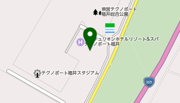 9STAYリゾートテクノポート福井の地図画像