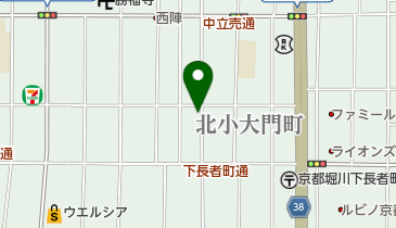 京旅籠むげんの地図画像