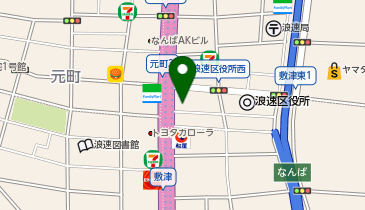 ホテルリリーフなんば大国町の地図画像