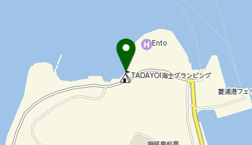 海士グランピング TADAYOIの地図画像