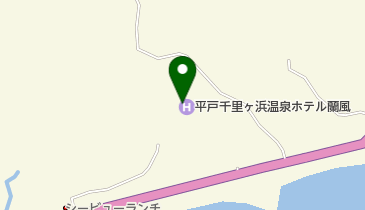 大江戸温泉物語 ホテル蘭風の地図画像