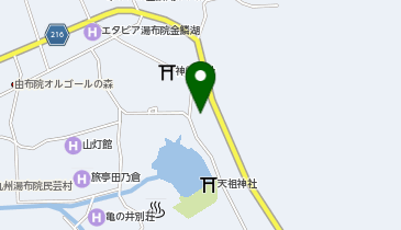 天ゆふの地図画像