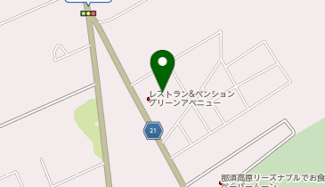 那須高原 山小屋 2号&3号の地図画像