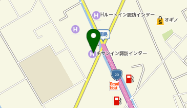 コンフォートイン諏訪インターの地図画像