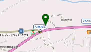 ワーカーズホテル熊本大津の地図画像