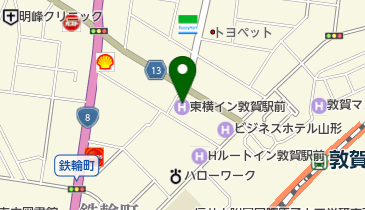 東横INN敦賀駅前」(敦賀市-ホテル-〒914-0054)の地図/アクセス/地点