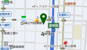 ホテルマイステイズ心斎橋イーストの地図画像