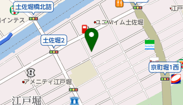 ファミリーイン・フィフティーズ大阪(肥後橋)の地図画像