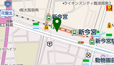 OYOホテル Reborn 難波南の地図画像