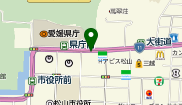 県庁前 ホテルアビス松山 松山市 ホテル 790 0001 の地図 アクセス 地点情報 Navitime