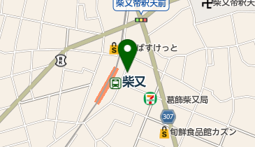 HOKUSAI柴又の地図画像