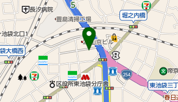 OYOホテル Tokyo Shin House 池袋の地図画像