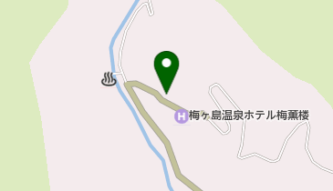 梅ヶ島温泉 梅の家旅館の地図画像