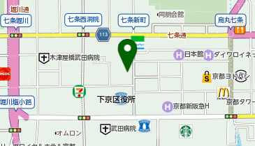 京都タワーホテルアネックス」(京都市下京区-ホテル-〒600-8216)の地図