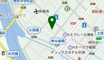博多町屋 ゲストハウス界音の地図画像