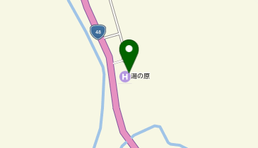 湯の原ホテルの地図画像