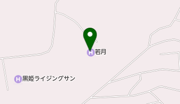 ホテル若月の地図画像