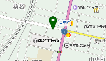 セントラルホテルの地図画像