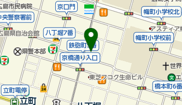 ホテルインターゲート広島の地図画像