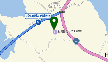 松島観光ホテル岬亭の地図画像