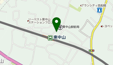 ローソン 船橋東中山二丁目店の地図画像