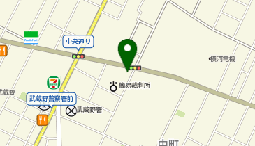 ローソン 武蔵野中町二丁目店の地図画像