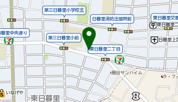 ローソン 東日暮里三丁目店の地図画像