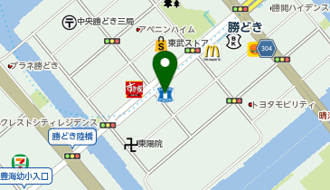 ローソン 勝どき四丁目店の地図画像