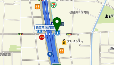 ローソン 長原駅前店の地図画像