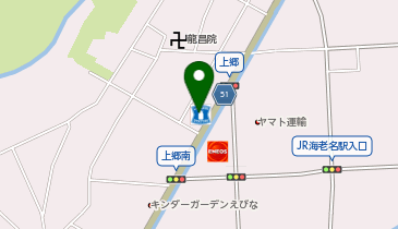 ローソン 海老名上郷店の地図画像