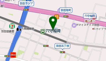 ローソン 穴守稲荷店の地図画像