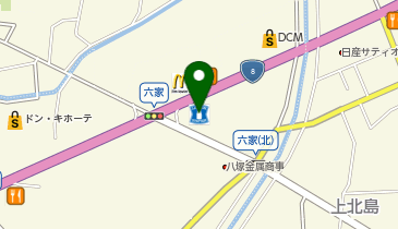 ローソン 高岡六家店の地図画像