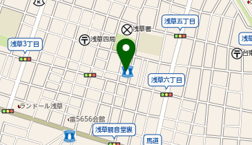 ローソン 浅草四丁目店の地図画像