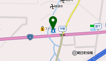 ローソン 朝日町平柳店の地図画像