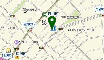 ローソン 函館千歳町店の地図画像